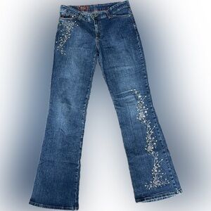 MU Embellished Blue Jeans